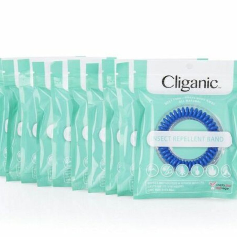 CLIGANIC 10 PACK INSECT REPELLENT BRACELETS